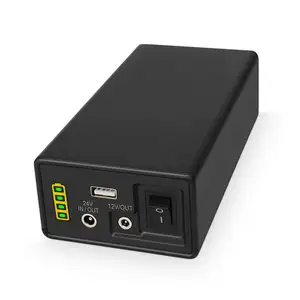 便携式电池充电器12V 24V 5v电源银行电池供应热卖44800毫安手机USB DC电池360照相亭