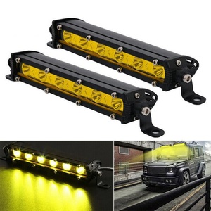 Super Slim 12V 24V 18w 36W 7" 13" 19" 50"inch White Yellow 12v 24V <strong>Led</strong> <strong>Light</strong> <strong>bar</strong> <strong>LED</strong> Driving Fog <strong>Lights</strong> for SUV Vehicles Truck - Product Image 4