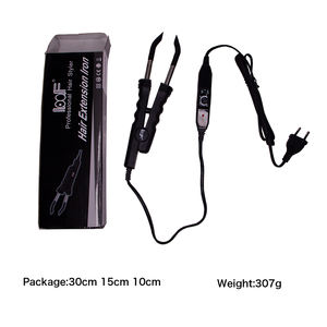 Круглые щипцы-коннекторы из прочного пластика, профессиональный инструмент для наращивания волос методом горячего фьюжнинга - Product Image 2