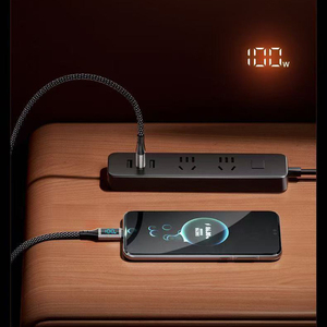 Cavo <span class=keywords><strong>USB</strong></span> <span class=keywords><strong>C</strong></span> D3106 da 1m, 100W, con indicatore LED, ricarica rapida PD 5A, cavo da <span class=keywords><strong>USB</strong></span> <span class=keywords><strong>C</strong></span> <span class=keywords><strong>a</strong></span> <span class=keywords><strong>USB</strong></span> <span class=keywords><strong>C</strong></span>. - Product Image 4