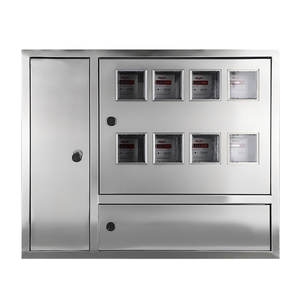 304 Stainless Steel 8-Way Electric Meter Box with Viewing <b>Window</b> IP65 Outdoor Power Panel Electricity meter box - Product Image 4