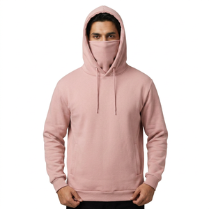 Pasamontañas de Forro Polar Personalizado de Alta Calidad y Económico, Máscara Facial Cortavientos para Esquí, Motociclismo y Deportes de Invierno, Sudadera con Capucha de Mezcla de Algodón - Product Image 1
