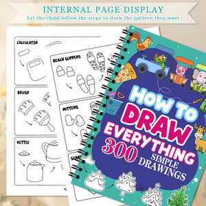 Comment dessiner tout 300 <span class=keywords><strong>livre</strong></span> de dessins simples animaux de <span class=keywords><strong>dessin</strong></span> animé colorés <span class=keywords><strong>livre</strong></span> de <span class=keywords><strong>dessin</strong></span> sur le thème de la nourriture - Product Image 4