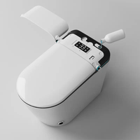 Siège de toilette intelligent électrique allongé 110V/220 V, chauffage automatique, bon marché