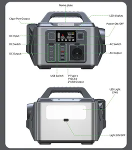 Nextgre에너지 태양 광 발전 은행 300W 700W 1200W 2200W 3000W 전력 저장 배터리 발전기 휴대용 발전소