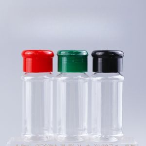 Atacado Clear PET 60ml 100ml 120ml 150ml Garrafa de especiarias Garrafa de sal e pimenta com tampa flip - Product Image 5