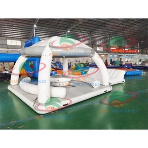 Luxe Aqua Floating Party Banas Gonflable Eau Flottant Jet <span class=keywords><strong>Ski</strong></span> SUP Board Parking Dock Station Combo - Product Image 4