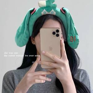 Bandeaux en velours créatif cos habiller dessin animé mignon coiffe <span class=keywords><strong>jeu</strong></span> dessin animé cosplay personnage femme japon style cheveux accessoires - Product Image 2