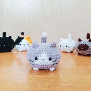 Kaiyue lindo gato juguetes Tinny Amigurumi animales juguetes <span class=keywords><strong>para</strong></span> niños ganchillo <span class=keywords><strong>aguja</strong></span> creaciones usando tela de algodón regalos <span class=keywords><strong>para</strong></span> niños - Product Image 2