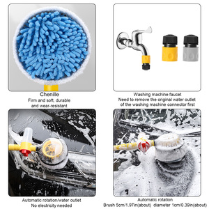 <strong>Car</strong> Wash Brush Cleaning Tools Mop Long Handle Automatic <strong>Foaming</strong> <strong>Car</strong> Chenille Microfiber Wash Mop Auto Accessories - Product Image 3