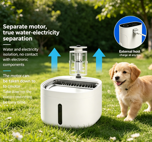 <span class=keywords><strong>Bebedero</strong></span> para Gatos de Acero Inoxidable, Dispensador Automático de Agua para Mascotas con Batería de 4000 mAh, Sensor de Movimiento Inteligente, <span class=keywords><strong>Bebedero</strong></span> para Perros de 2.6 L - Product Image 1