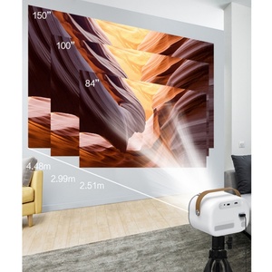 โปรเจคเตอร์พกพา Toumei Q1 Full HD 1080P สมาร์ทแอนดรอยด์ WIFI ไร้สาย โฮมเธียเตอร์ LED 3D LCD วิดีโอ มือถือ 4K ซีนีม่า มินิ - Product Image 5