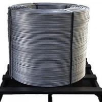 Fil fourré silicium-calcaire Si 60% Ca 30% diamètre 13 mm, noyau en poudre, 150 g par mètre pour la sidérurgie