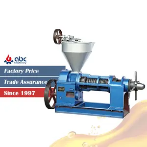 Small screw press oil extraction plant cottonseed soya bean cardamom palm kernel coconut mustard oil expeller machine price
