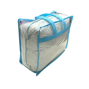 المنزلية تخزين اللحاف حقيبة ، قدرة كبيرة الملابس فرز حقيبة ، تتحرك التعبئة حقيبة من القماش الخشن - Product Image 3