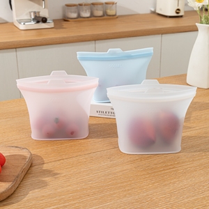 Bolsas de Almacenamiento de Silicona Reutilizables de Grado Alimenticio Ledun, 3 Tamaños (500ml, 1000ml, 1500ml), Herméticas, Aptas para Microondas y Hervir, Personalizables - Product Image 6