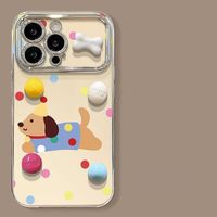 Jendela besar kompatibel untuk Huawei Nova 8 Pro casing ponsel Pura 70 Pro Kreatif Honor Magic 6 Polka Dot dahound penutup lucu