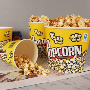 Vasos de papel desechables grandes a prueba de grasa de 32 oz, cubos de palomitas de maíz <span class=keywords><strong>Vintage</strong></span>, bañera de palomitas y contenedor, vasos de palomitas de maíz - Product Image 6
