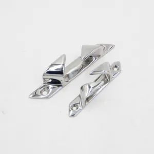 Marine Hardware Angled Yacht Deck Amarre Dock Cleat Fairlead Roller Bow Chock Acero inoxidable AISI316