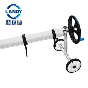 Enrouleur de bâche de <span class=keywords><strong>piscine</strong></span> hors sol en acier inoxydable 2026, support durable, capacité de charge 40 kg, pour bâche solaire - Product Image 4