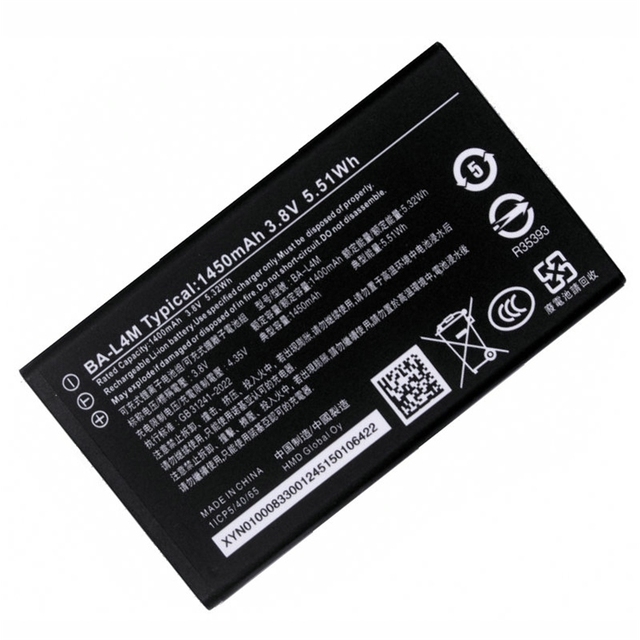 BA-L4M 1450mAh Li-polymer 3.8V Replacement Battery for 220 4G 235 4G 3210 4G CE High Quality 0 Cycle in Stock