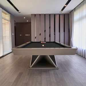 Table de <span class=keywords><strong>billard</strong></span> américaine de luxe moderne de 8 pieds en bois massif avec poches de récupération, plateau en ardoise durable et écologique pour usage domestique et commercial - Product Image 4