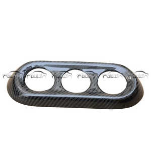 Cubierta de Fibra de Carbono para el Panel de Instrumentos del Mitsubishi Lancer M7 EVO 10 X 2008-2012, con Soporte Triple para Indicadores - Product Image 2