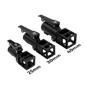 RJXHOBBY 25/30/40mm Horizontal Fittings Carbon Tube <b>Clamp</b> Fixers <b>Quick</b> Release Connectors for Multirotor Drone Arms - Product Image 2