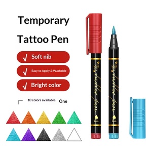 Party <strong>Temporary</strong> <strong>Tattoo</strong> <strong>Pen</strong> Beginner's Skin Painting Body Graffiti Easy to Clean Drawing Marker <strong>Pen</strong> - Product Image 3