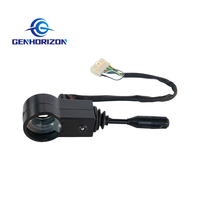 Interruptor Combinado para Columna de Dirección Genhorizon, Conector Redondo de Ocho Pines, Control de Luces y Señales de Giro para Cargadora de Ruedas Universal