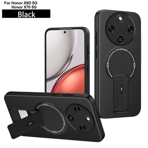 Funda para Móvil Honor <span class=keywords><strong>600</strong></span> Pro/<span class=keywords><strong>600</strong></span> Lite/Play 10A/X8d 9, Textura de <span class=keywords><strong>Fibra</strong></span> de Carbono Premium de Lujo, Soporte Magnético para Auto, Antigolpes - Product Image 1