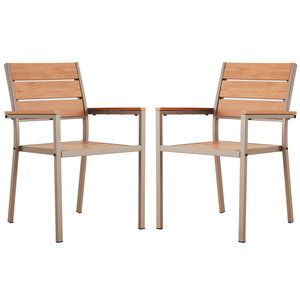 Sillas Silla de jardín de madera Muebles de exterior <span class=keywords><strong>Patio</strong></span> Sillas de jardín Asiento cómodo Juego de mesa de comedor de plástico Moderno 6PCS/<span class=keywords><strong>pila</strong></span> - Product Image 6