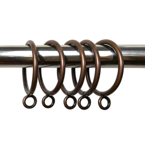Usine Draperie Solide 32mm 38mm Rond Noir Bronze Métal <span class=keywords><strong>Rideau</strong></span> Anneau avec Oeillet pour <span class=keywords><strong>Rideau</strong></span> <span class=keywords><strong>Tringle</strong></span> De Suspension - Product Image 3