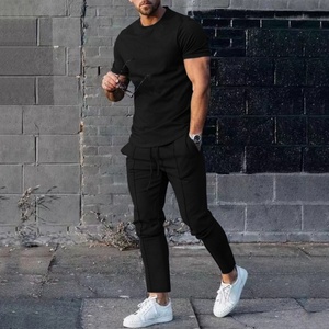 Custom Men's Summer 2-Piece Thermal Shorts <b>Set</b> Casual Style with Customized Logo Matching Mens Shorts - Product Image 2