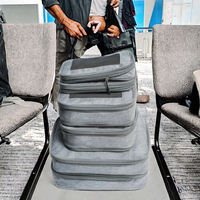 OEM ODM - Cubes de rangement de haute qualité en nylon compressible, légers, écologiques et durables - Ensemble de 3 pièces - Organisateur à double fermeture éclair
