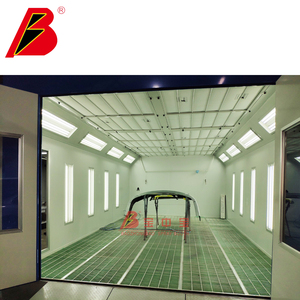 Cabine di Verniciatura Economiche in Vendita, Cabina Spray Standard AU con <span class=keywords><strong>Camera</strong></span> di Riscaldamento Esterna per Verniciatura Auto - Product Image 4