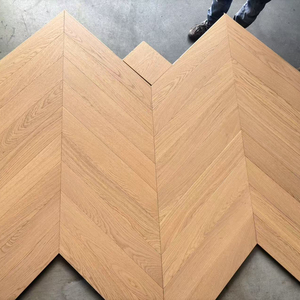 15mm 18mm gỗ cứng Thiết kế sàn Chevron gỗ cứng thiết kế gỗ cứng sàn gỗ sồi trắng - Product Image 2