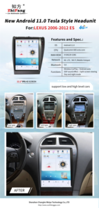 <span class=keywords><strong>Autoradio</strong></span> Android 13 ZhiFang pour Lexus ES ES240 ES300 ES330 ES350 2006-2012 Navigation GPS Voiture Lecteur DVD - Product Image 6