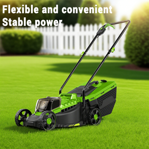 Vertak 20V snoerloze elektrische grasmaaier, 12,6 inch snijbreedte, 30-70 mm snijhoogte, 30L opvangzak, stille grasmaaier voor huis en tuin - Product Image 2