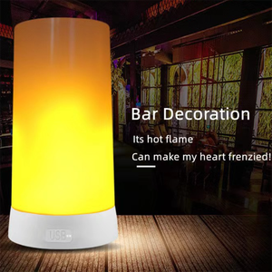 Mô phỏng của trọng lực cảm ứng LED ngọn lửa đèn lửa đèn bóng đèn KTV lễ hội trang trí sân vườn ngọn lửa chiếu sáng - Product Image 6