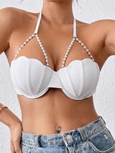 Tops de <span class=keywords><strong>Bikini</strong></span> King Mcgreen Star con Cuello Halter, Traje de Baño, Tops de Verano para Playa y Resort, Tops de <span class=keywords><strong>Bikini</strong></span> Separados para Mujer - Product Image 3