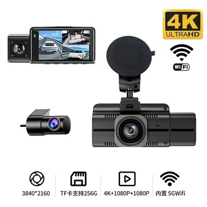 กล้องติดรถยนต์ JXD 4K เลนส์คู่ พร้อม GPS ในตัว มองเห็นในเวลากลางคืน ติดตั้งด้วยถ้วยดูด - Product Image 4