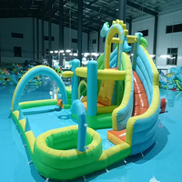 Château gonflable personnalisé en tissu Oxford avec installation facile, maison de saut haut de gamme pour enfants et adultes, capacité de 500 kg