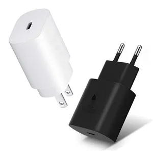 Kabel adaptor Charger dinding, Portabel 25W USB-C cepat mengisi kabel Tipe C UNTUK Iphone 15 Pro Max dan Samsung pengisi daya ponsel HY ABS