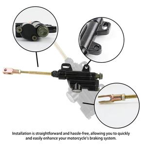 LINGQI Pompe de maître-<span class=keywords><strong>cylindre</strong></span> de frein hydraulique arrière de moto de course pour 110cc 125cc 150cc 250cc Pit <span class=keywords><strong>Dirt</strong></span> Bike ATV Pièces détachées - Product Image 4