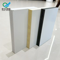 Panneau en mousse co-extrudée en PVC haute brillance, feuille de plastique imperméable pour décoration intérieure