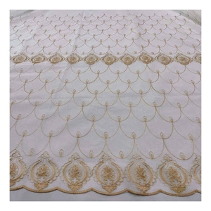 Tela granadina de gasa con patrón bordado, gran oferta, sala de estar para cortinas de diseño de moda, técnicas tejidas utilizadas - Product Image 1