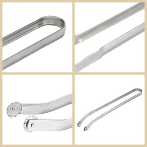 Stainless Steel <b>BBQ</b> <b>Tongs</b> 38cm Heat Resistance Flipping Tool For Charcoal Grill - Product Image 2