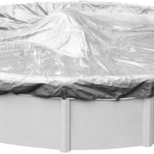 Couverture de piscine durable, imperméable, facile à installer, renforcée, légère, en matériau PE, couverture de piscine d'hiver - Product Image 3