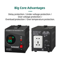 Regulador de Voltaje Automático Inteligente para el Hogar, 1KVA 2KVA, Monofásico, para Refrigerador, Precio al por Mayor